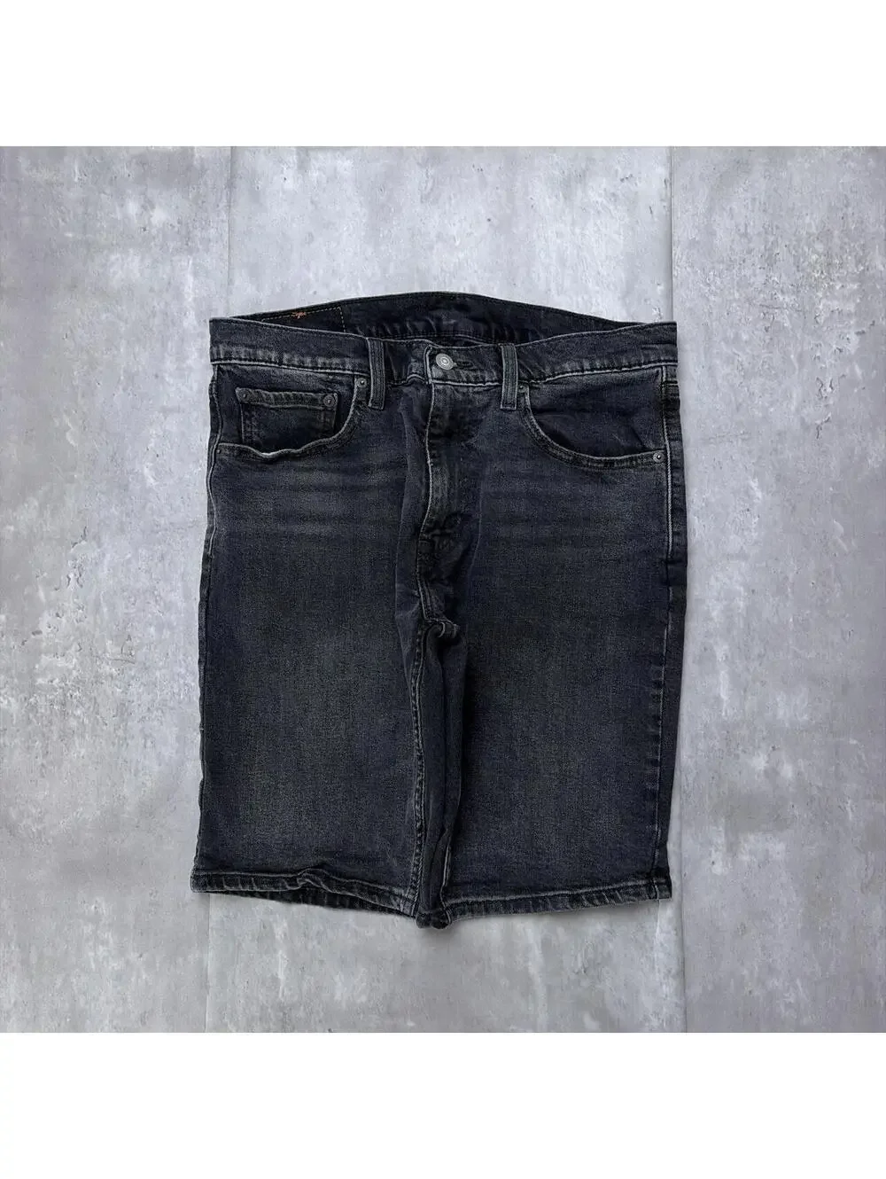 Y2K Black Levi’s 412 Grunge Baggy Skater Denim Jorts